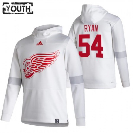 Detroit Red Wings Bobby Ryan 54 2020-2021 Reverse Retro Pullover Hooded Sweatshirt - Barn